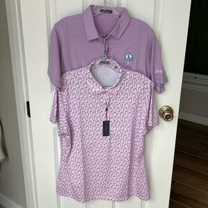 2 Turtleson ladies golf shirts. XL, NWT